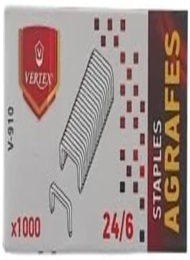 Vertex Staples Box 24/6 - Silver